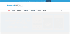 Desktop Screenshot of essentialinstall.com